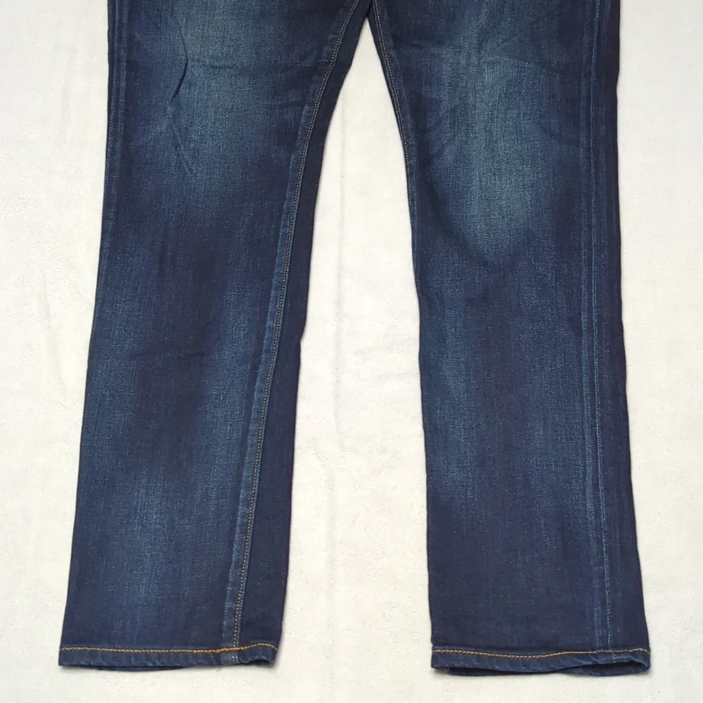 PRPS Windsor Distressed Stretch Skinny Dark‎ Blue Wash Mens Jeans Size 38